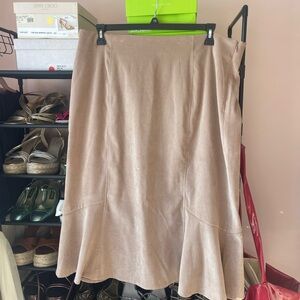 Cato Light Brown A-Line Skirt